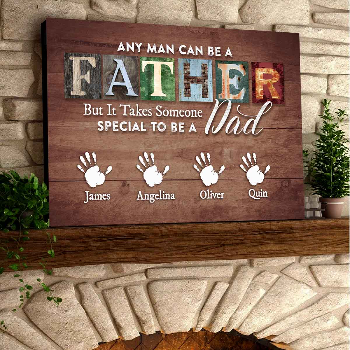 Custom Dad Canvas - Someone Special-CustomLove