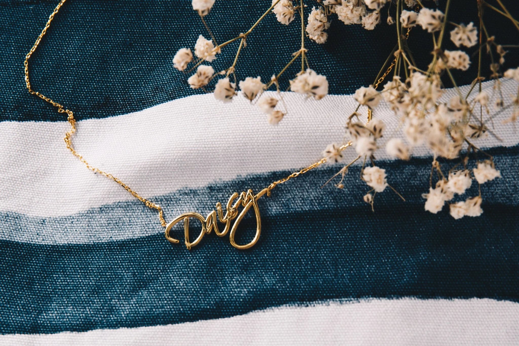 Personalized Sterling Silver Name Necklace-CustomLove