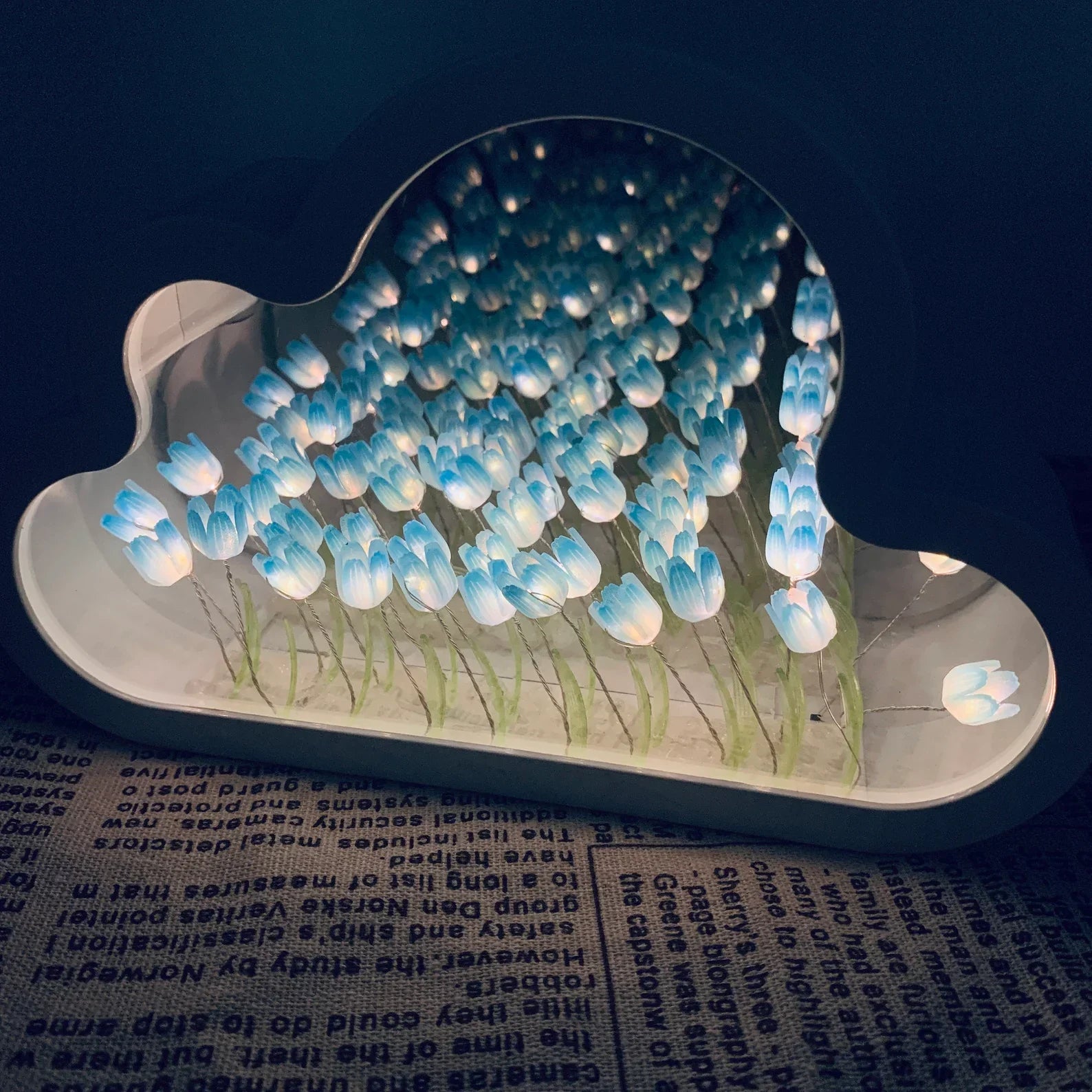 Forever Infinite Cloud Mirror Tulips-CustomLove