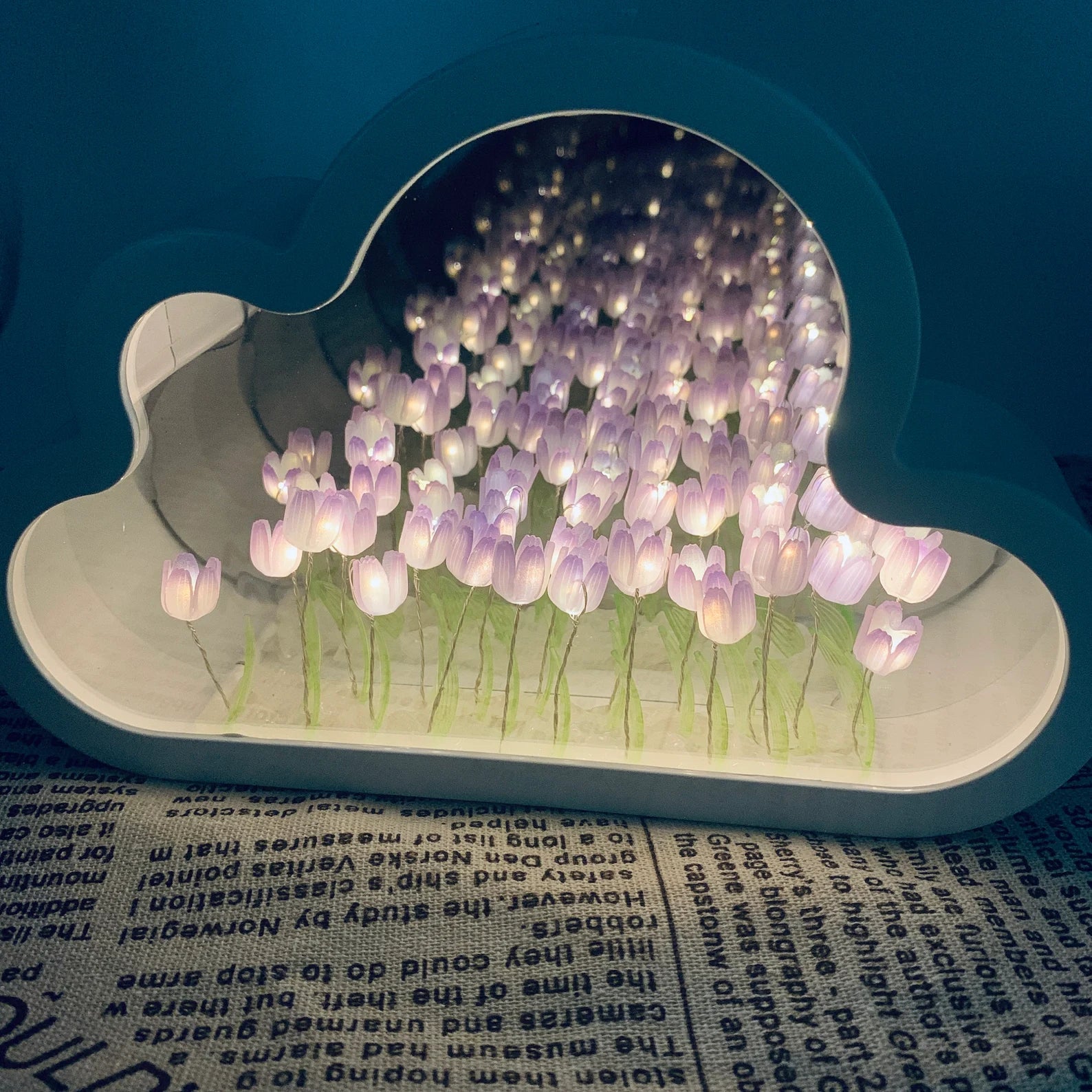 Forever Infinite Cloud Mirror Tulips-CustomLove