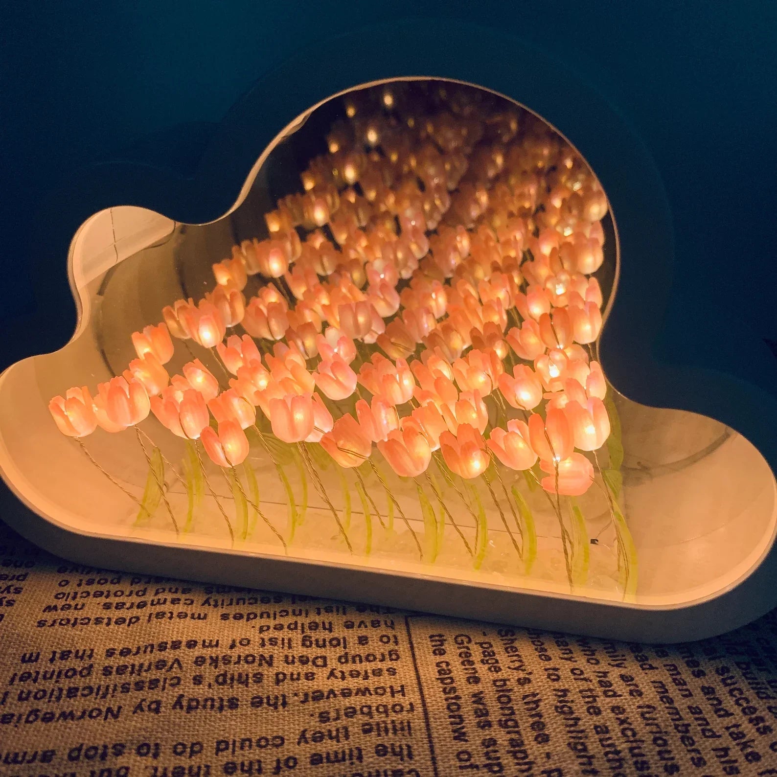 Forever Infinite Cloud Mirror Tulips-CustomLove