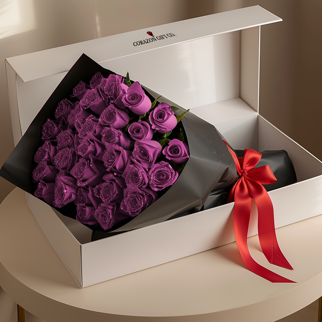 Glitter Rose Bouquet-CustomLove