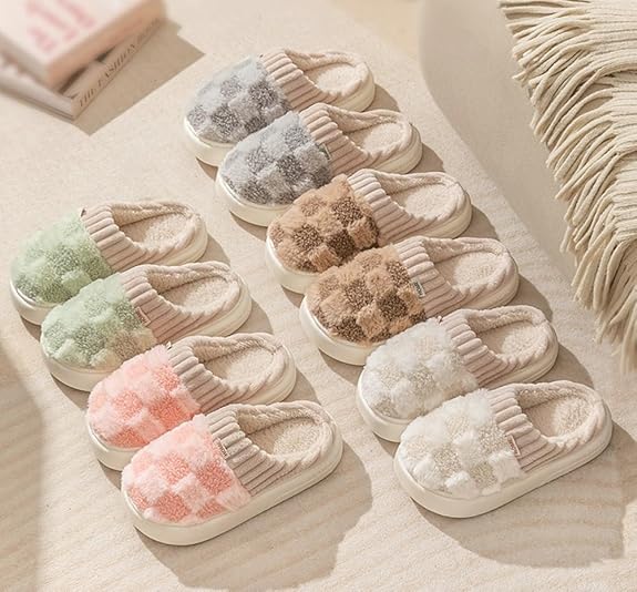 Unisex Plush Slippers-CustomLove