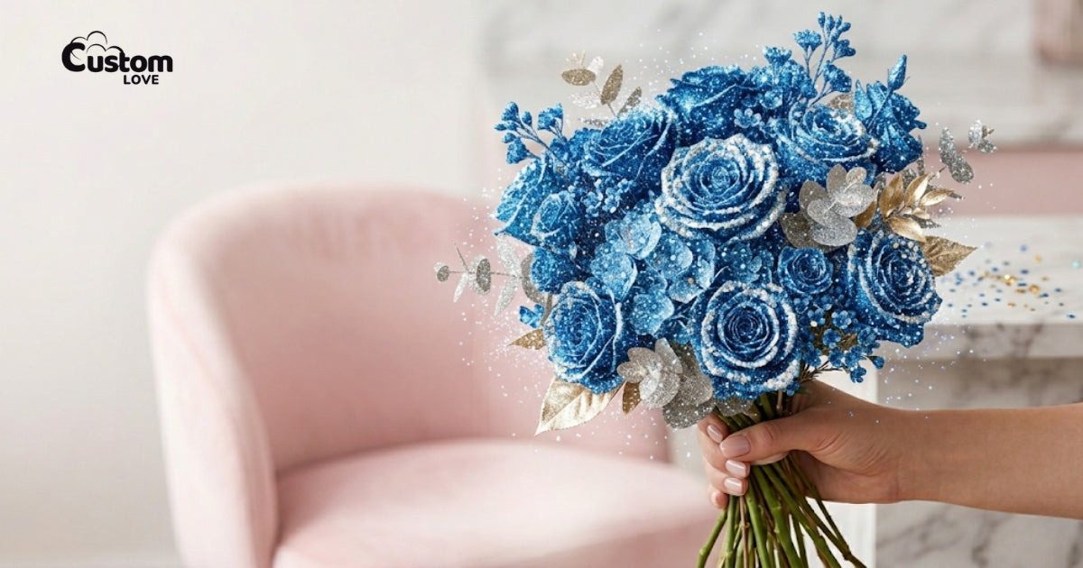 Order Glitter Bouquet Flowers Online in 24 Hours: Is It Possible? - CustomLove