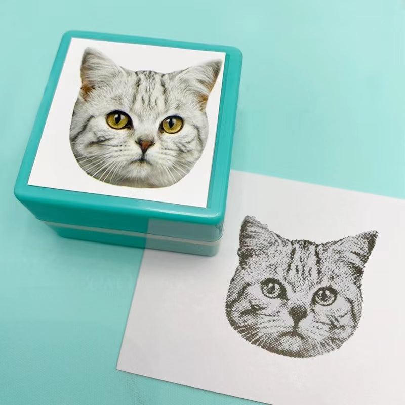 Personalized Pet Portrait Stamp