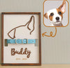 Personalized Pet Memorial Collar Frame