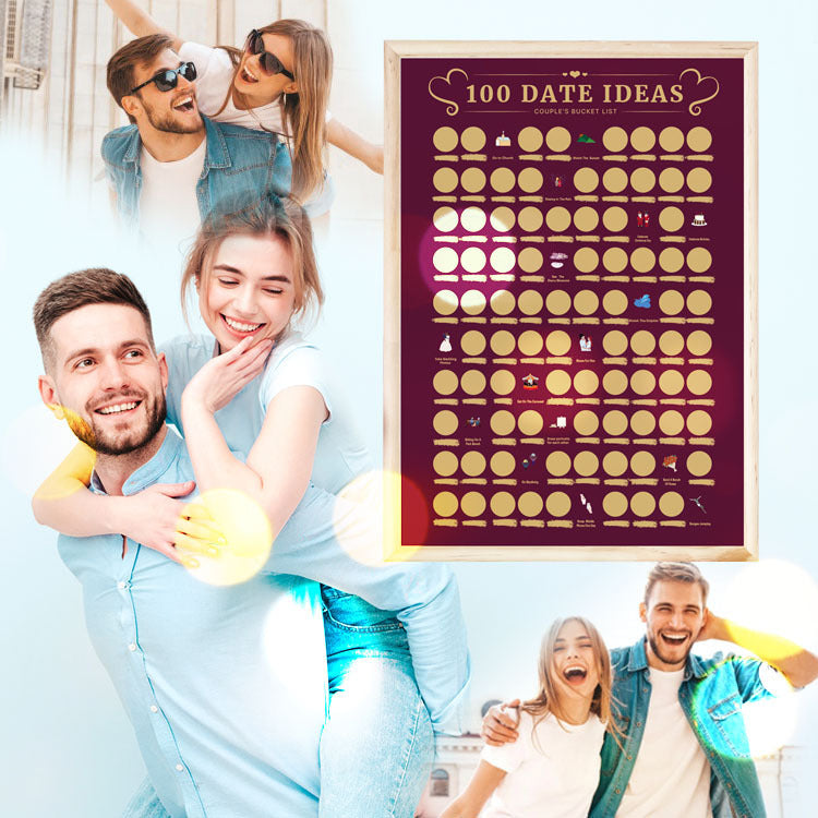 Love Scratch Offs - 100 Date Ideas