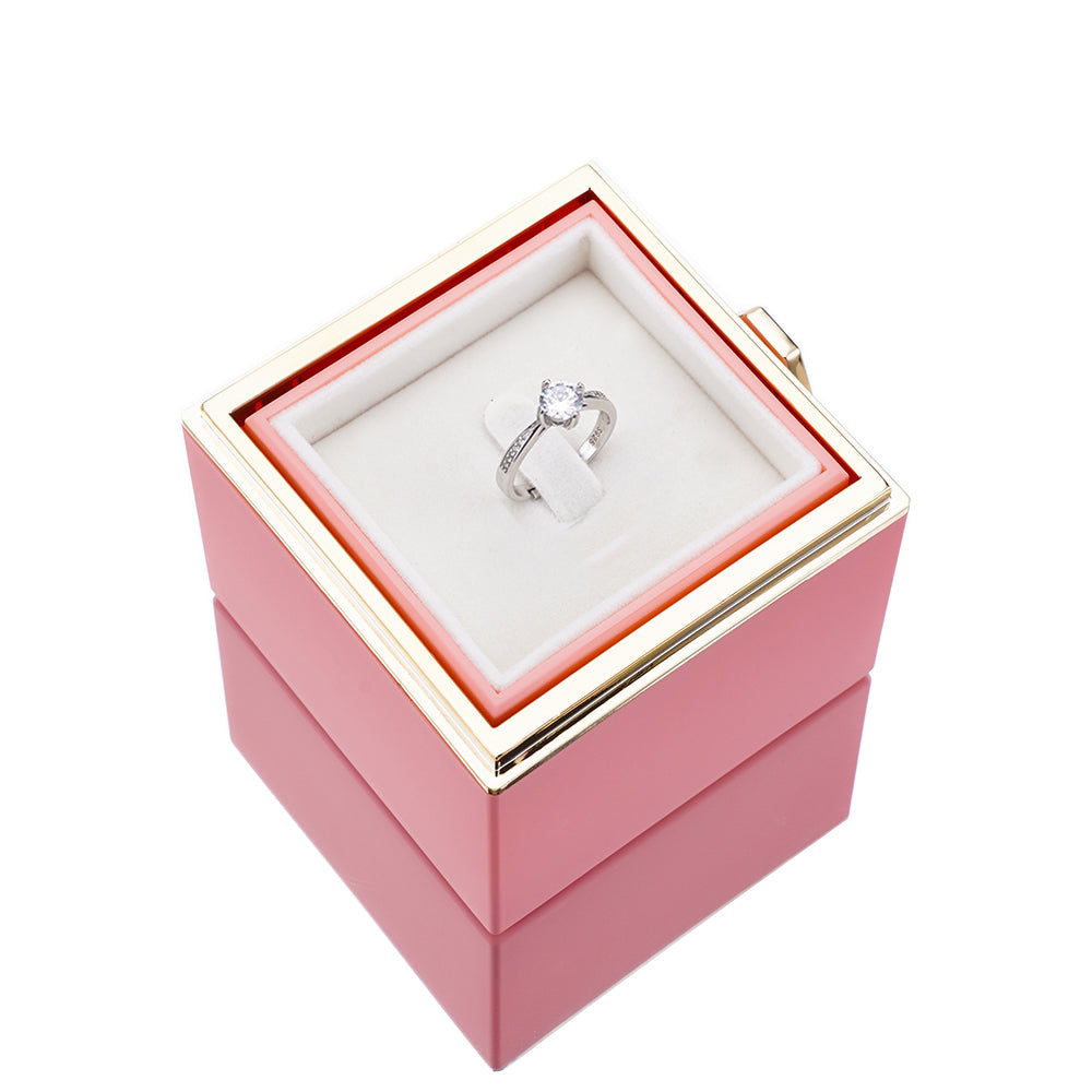 Eternal Rose Box - Ring & Real Rose