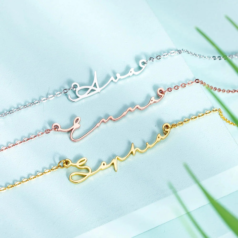 Personalized Minimalist Name Necklace