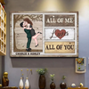 Personalized Canvas "All of Me Loves All of You"