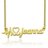 Personalized Heartbeat Name Necklace