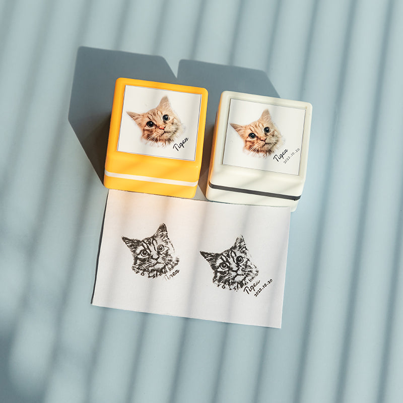 Personalized Pet Portrait Stamp