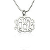 Personalized 0.72" Small Monogram Necklace