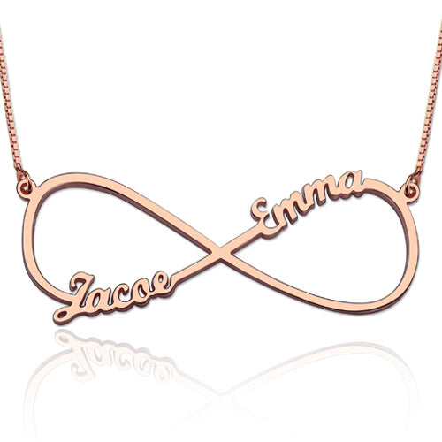 Infinity Necklace with Two Names