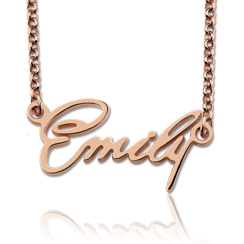 Personalized Cursive Style Name Necklace