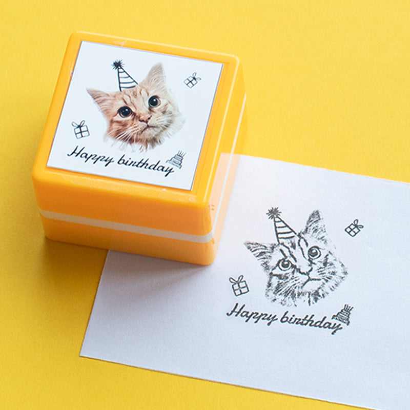 Personalized Pet Portrait Stamp