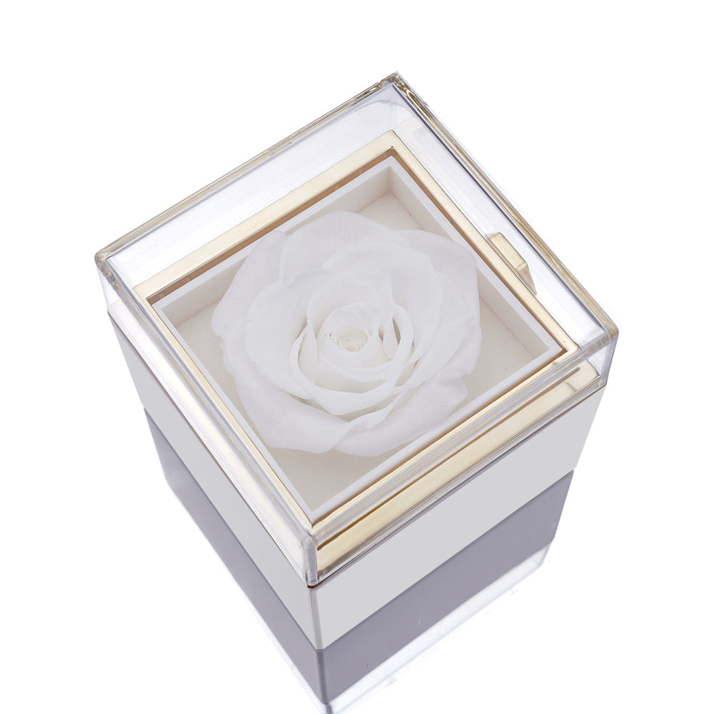 Eternal Rose Box - Ring & Real Rose