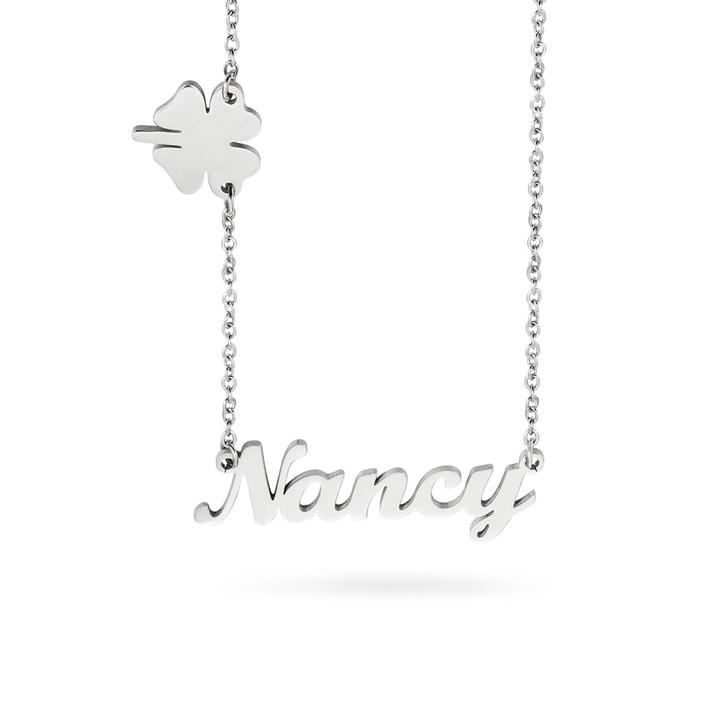 Custom Icon in 4 Styles Necklace with Name