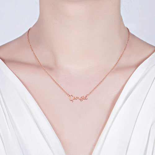 Personalized Celebrity Name Necklace