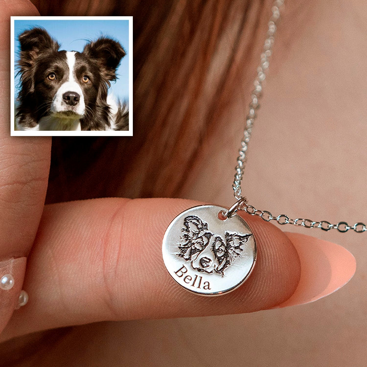 Personalized Pet Face Necklace