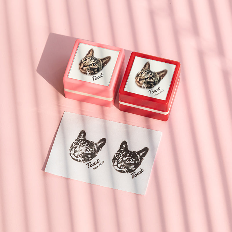 Personalized Pet Portrait Stamp