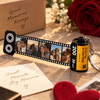 Personalized Retro Film Roll Photo Keychain