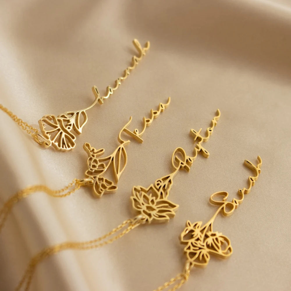 birth-flower-name-necklace