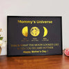 Personalized Moon Phase Art Ornaments - Mother’s Universe