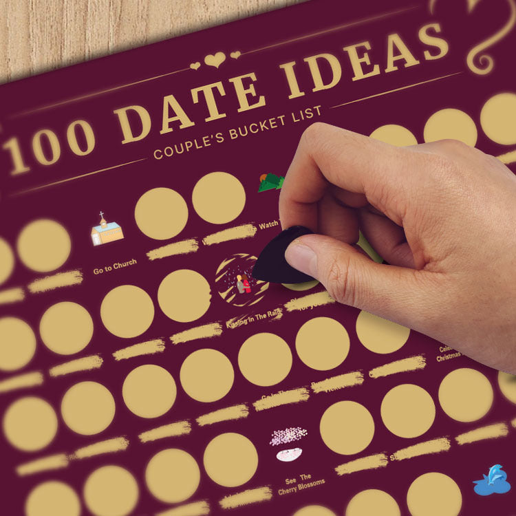 Love Scratch Offs - 100 Date Ideas