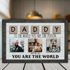 Personalized Picture Frame Daddy Is The World Great Gift for Best Father