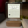 Personalized – Love Light with Calendar Sheet