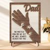 Personalized Wooden Plaque – We Hold Our Hands Together & Forever