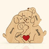 Personalized Wooden Art Puzzle - The Love Of A Family Is A Life's Greatest Blessing