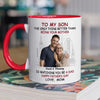 Personalized Custom Accent Mug - Father's Day, Gift For Son