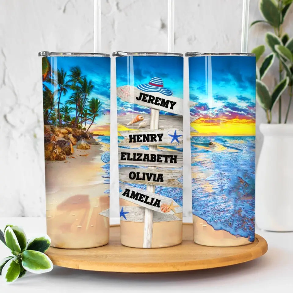 Personalized Skinny Tumbler - Make This Summer Unforgettable With Your Loved Ones