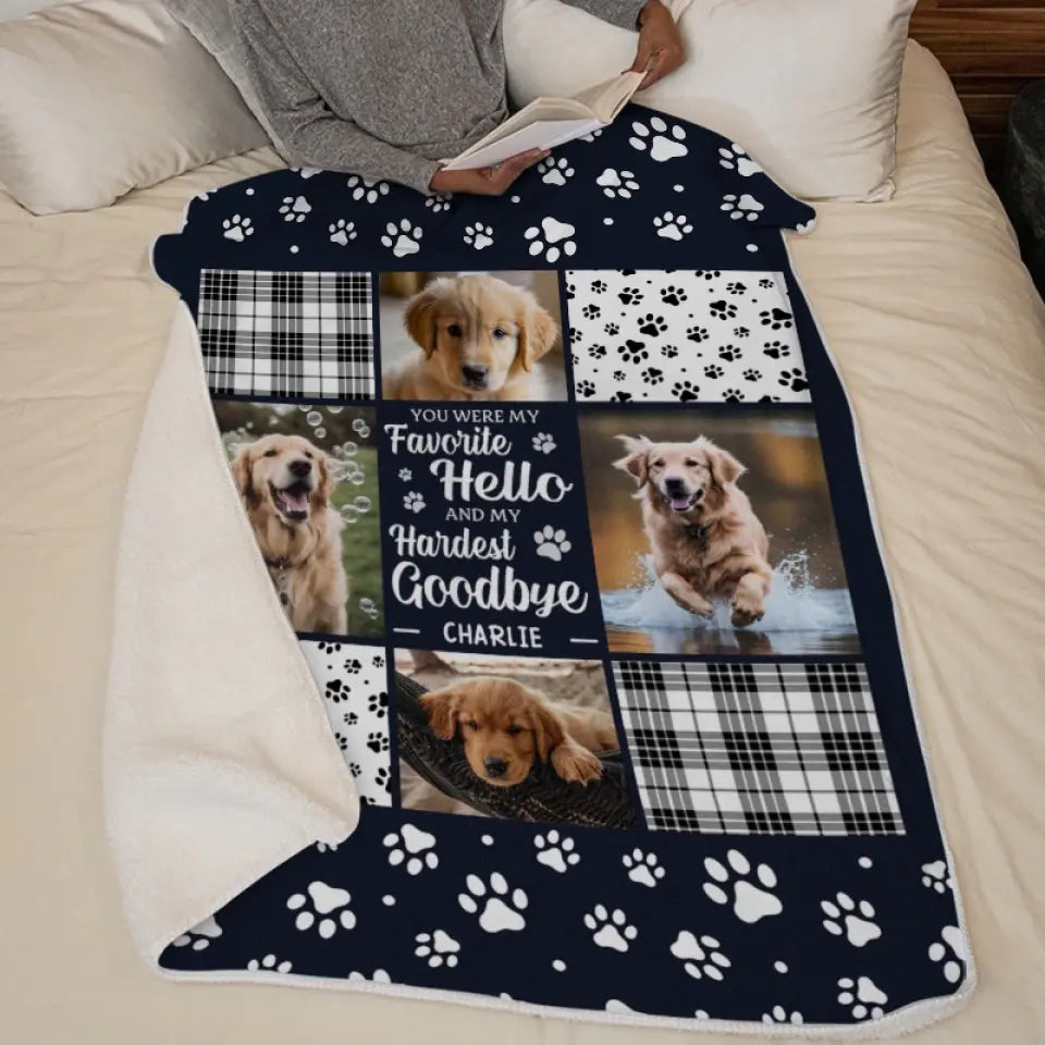 Personalized Blanket - Sympathy Gift For Pet Owners, Pet Lovers