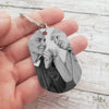 Personalized Dog Tag Keychain - CustomLove