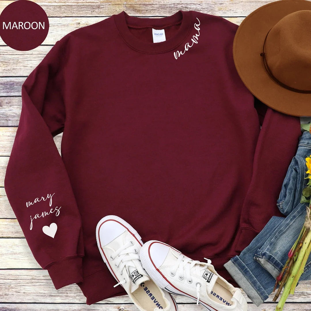 Custom Mama Collar Sweater