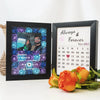 Custom Music Flowers Shadow Frame