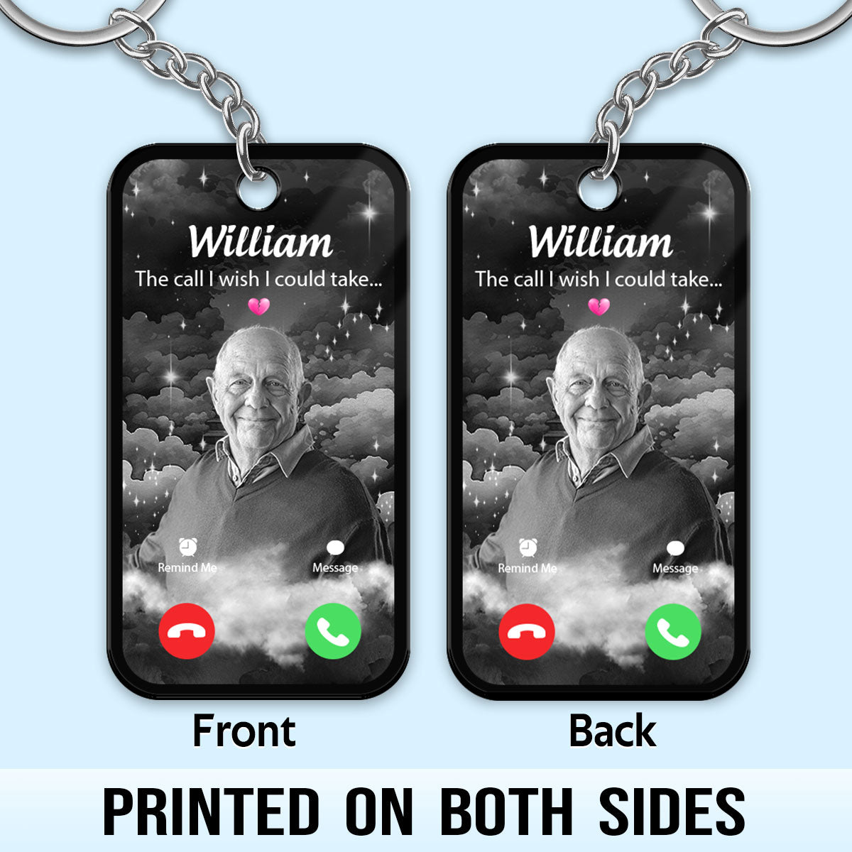 The Call I Wish I Could Take - Personalized Acrylic Keychain