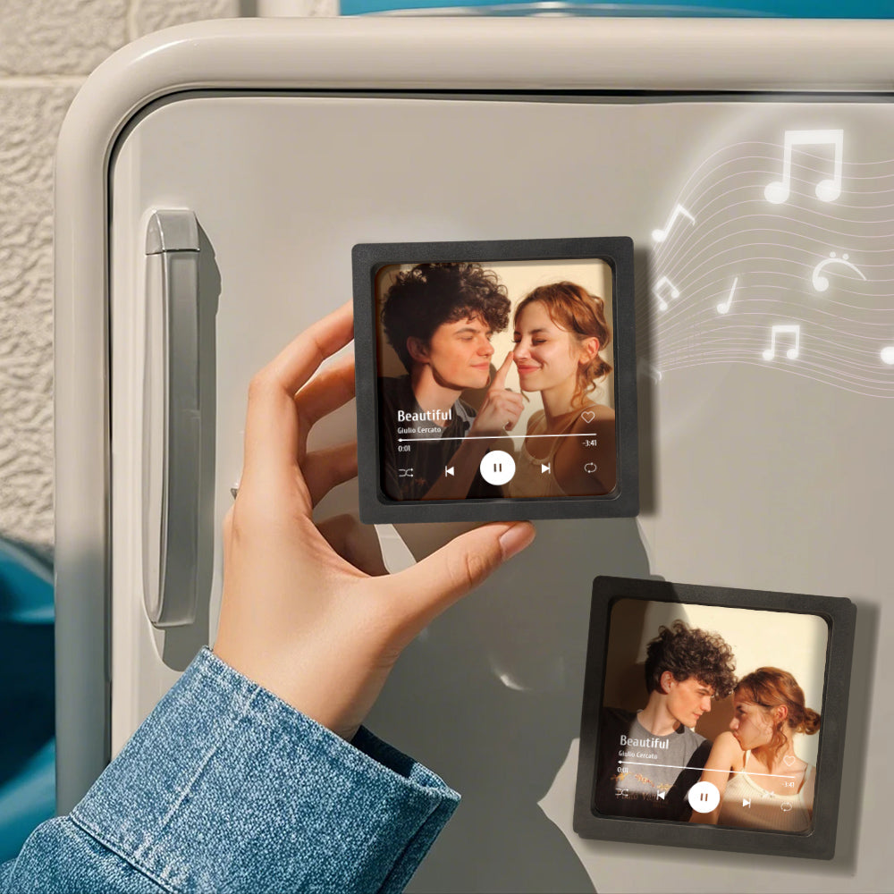 Personalized Music Fridge Magnet