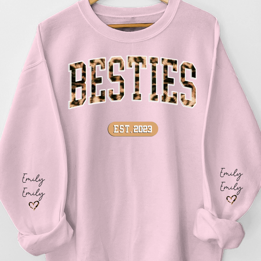 Personalized Sweatshirt - Gift For Best Friends, BFF, Sisters