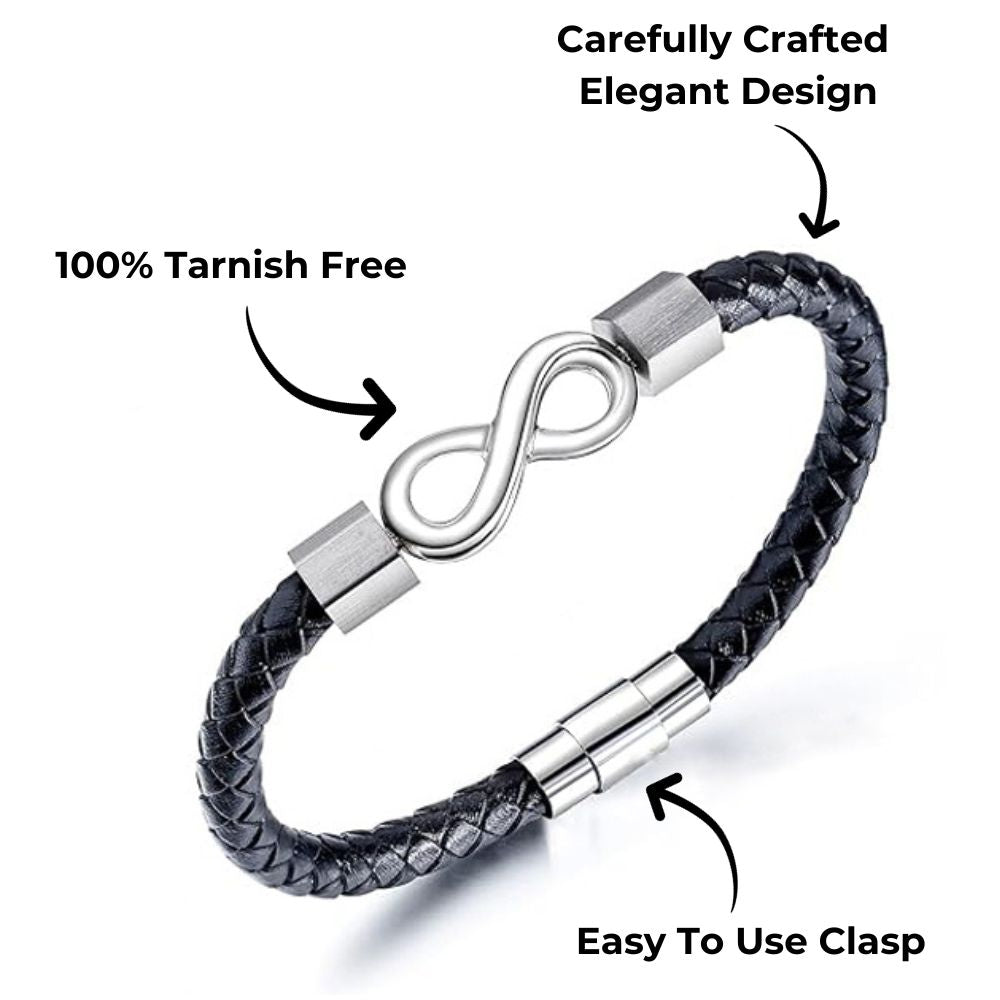 Engraved bracelet for men