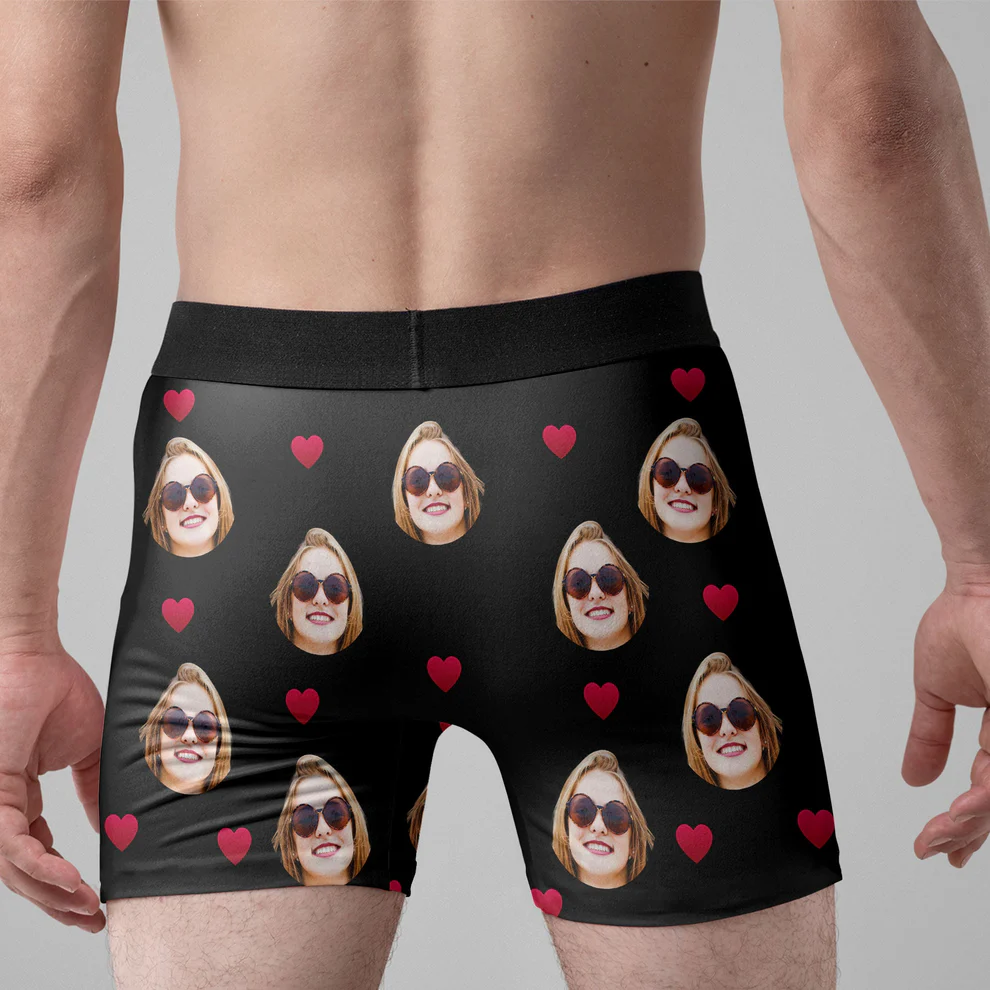 Personalized Photo Men's Boxer Briefs - I Sucked it So It's Mine