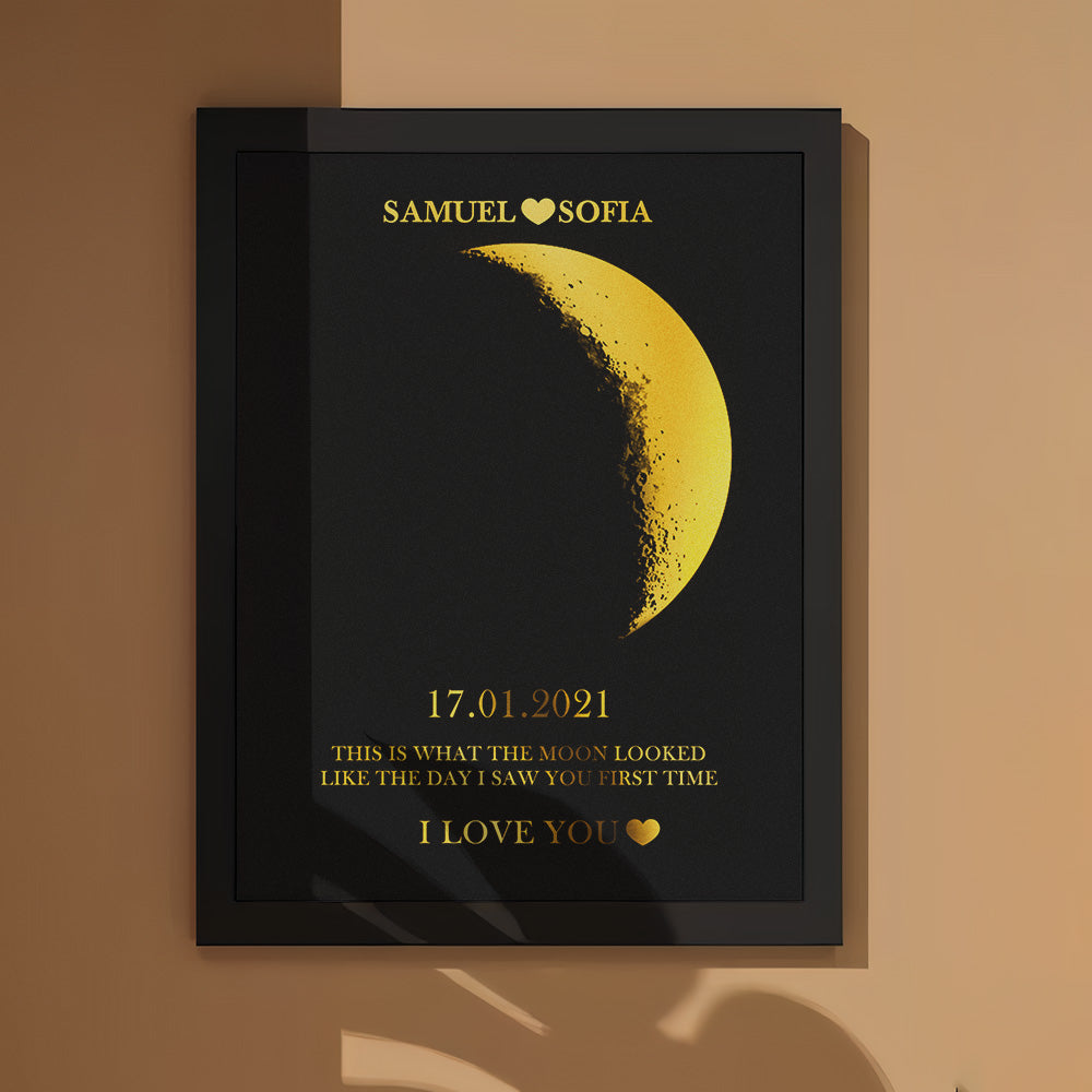 CustomLove Moon Phase Canvas