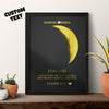 CustomLove Moon Phase Canvas