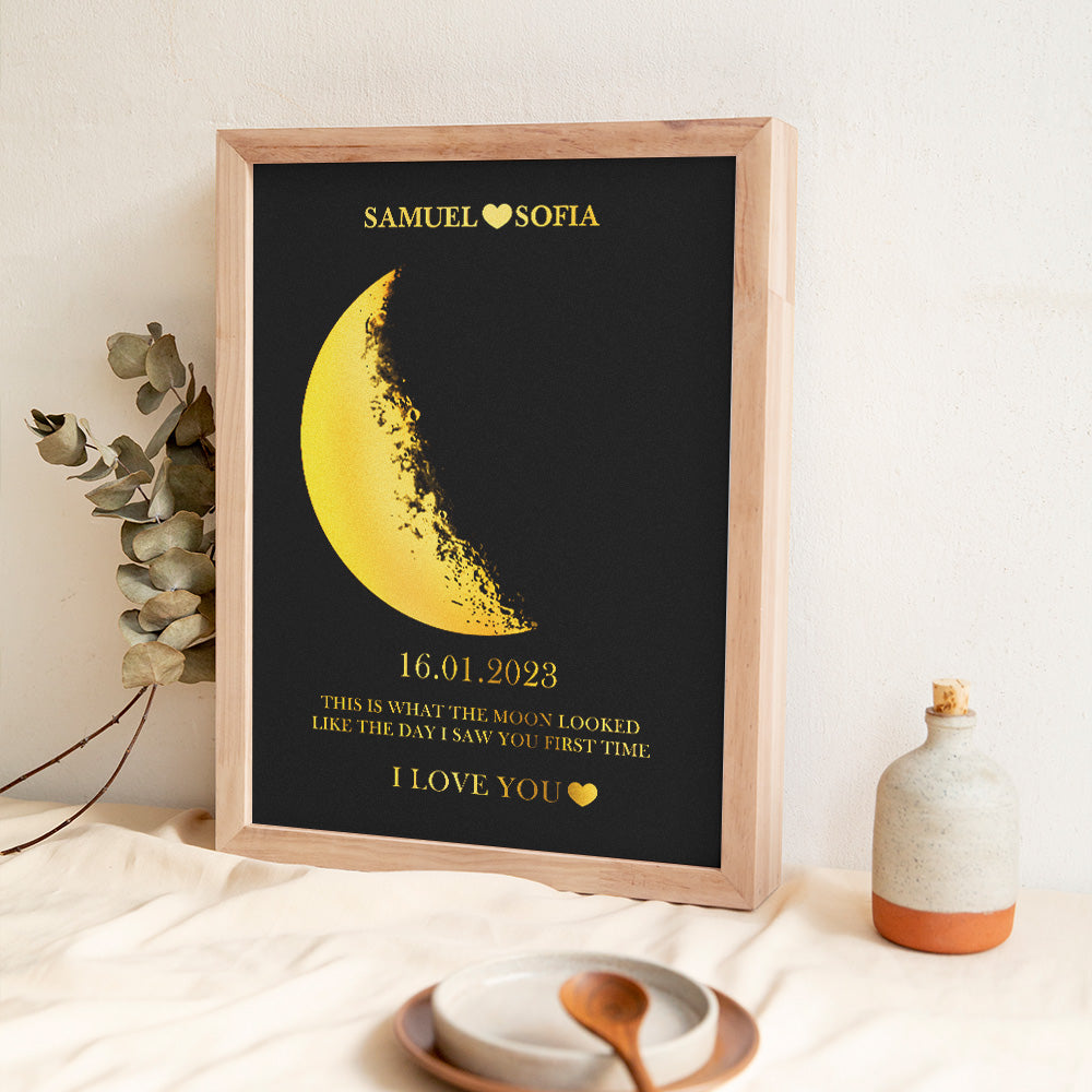 CustomLove Moon Phase Canvas