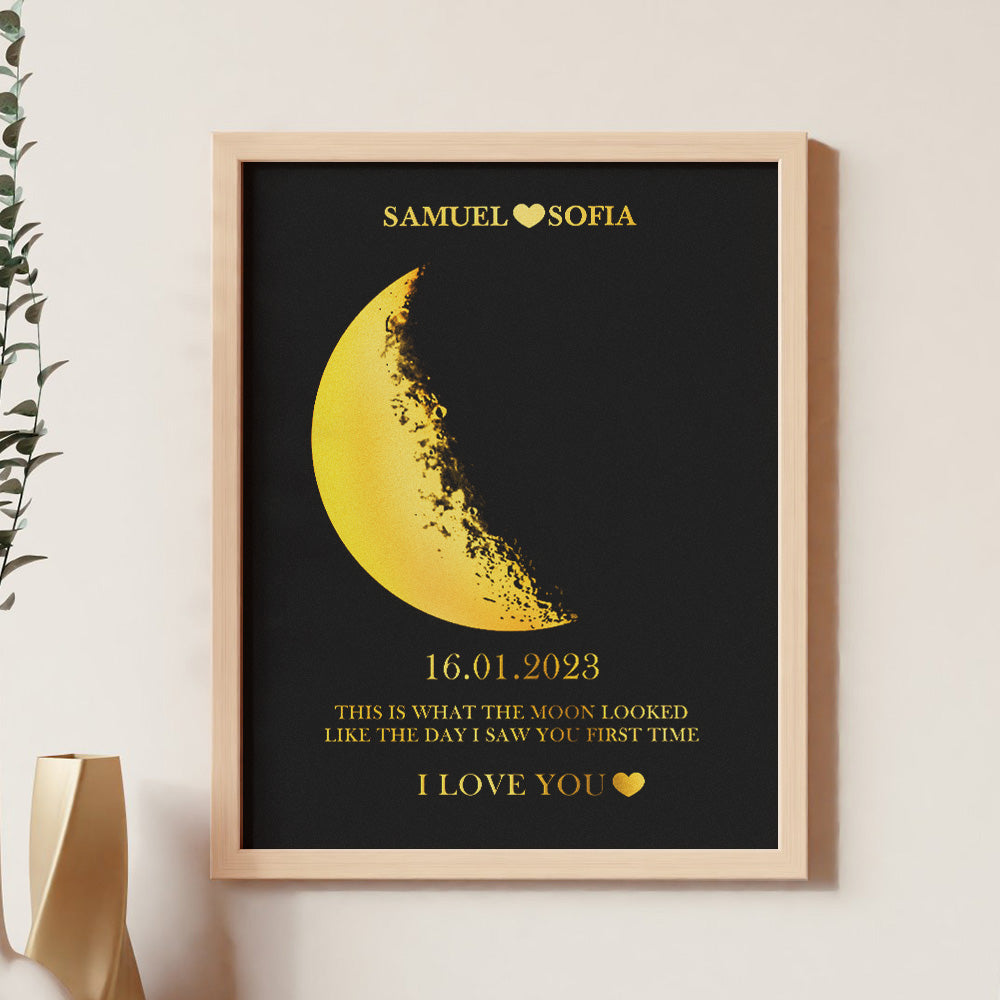 CustomLove Moon Phase Canvas