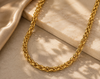 Stainless Steel Braided Wheat Chain Necklace for Men - CustomLove