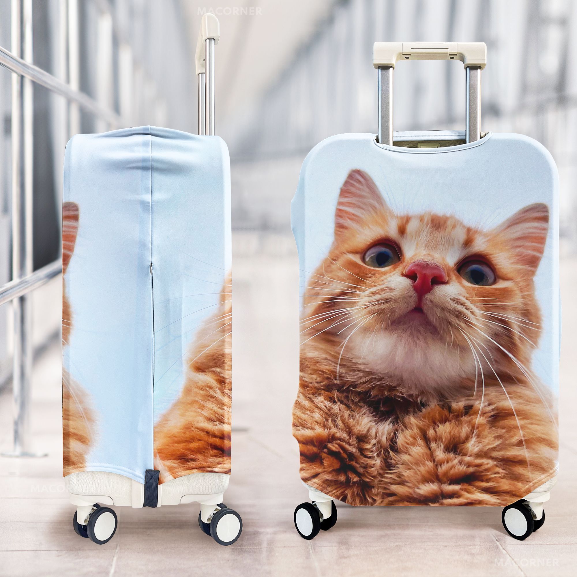 Personalized Photo Luggage Cover